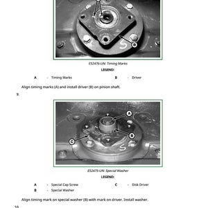 John Deere 625, 630, 635, 830 en 835 reparatiehandleiding maaier-kneuzers (pdf) | Servicewerkplaats | Direct downloaden afbeelding 8