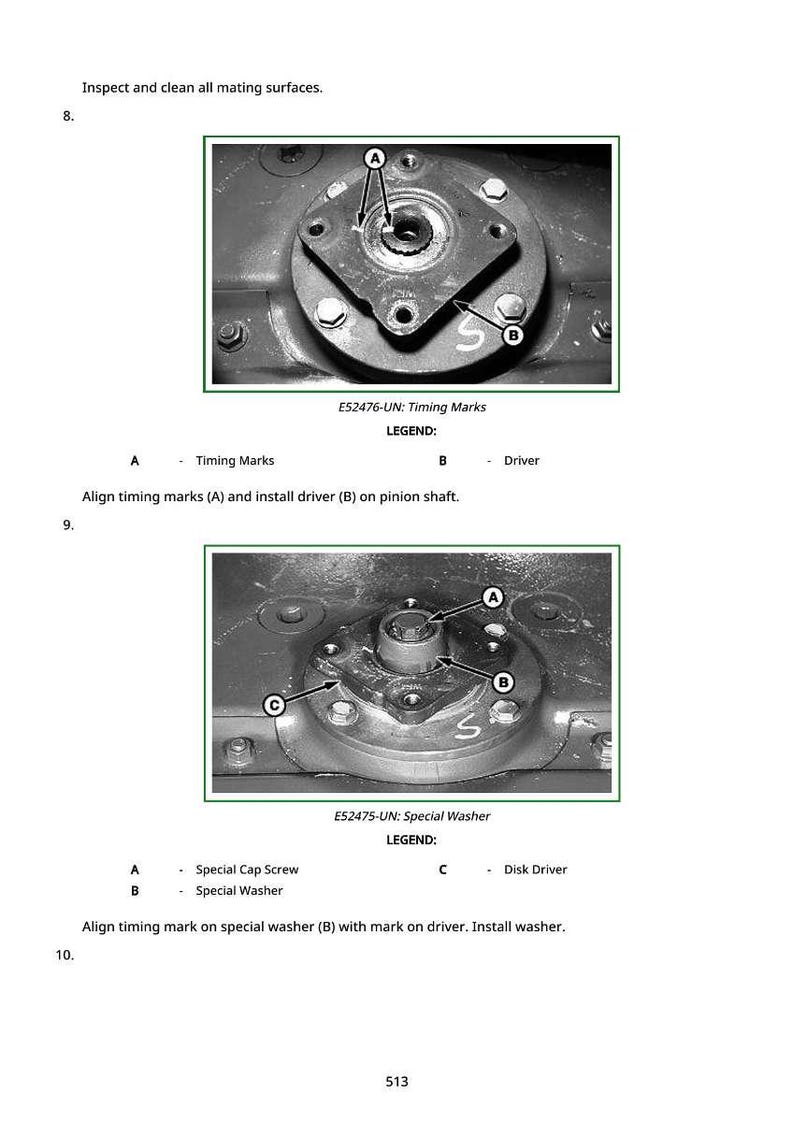 John Deere 625, 630, 635, 830 en 835 reparatiehandleiding maaier-kneuzers (pdf) | Servicewerkplaats | Direct downloaden afbeelding 8
