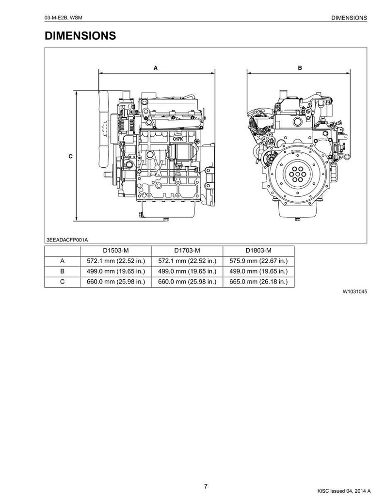 Kubota Diesel Engine 03-M-E2B Series Workshop Manual | Instant PDF Download image 9