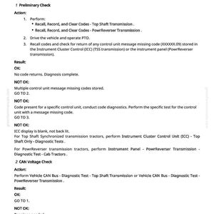 Puede incluir: Una p&aacute;gina de manual titulada "Diagn&oacute;stico del sistema de la unidad de control". El texto proporciona instrucciones para diagnosticar problemas del sistema de la unidad de control, incluidas comprobaciones preliminares, comprobaciones de voltaje y pruebas de la unidad de control. La p&aacute;gina incluye pasos numerados y resultados.
