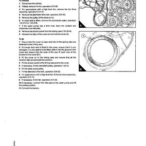 May include: Diagram of a timing case and drive assembly, with detailed illustrations of engine components. Includes text instructions for removal and fitting, with numbered steps and part references. Automotive repair manual.
