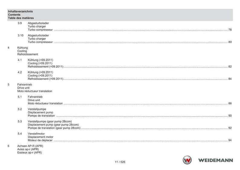 Weidemann 2070Cx80lp Wheel loader Parts Manual PDF | Illustrated Catalog | Instant Download image 11