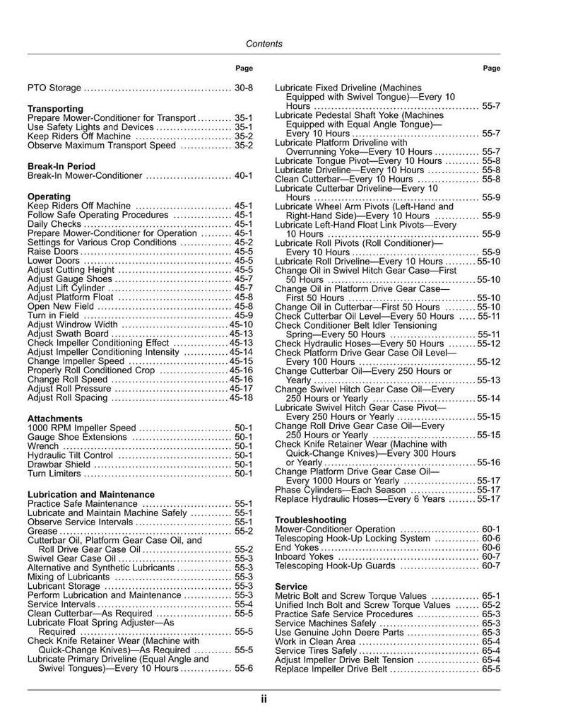 John Deere S300, S250, S350 Mower Operator Manual Pdf | Owners Guide | Instant Download image 4