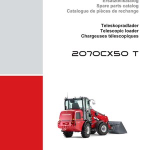 Weidemann 2070Cx50 t Teleskoplastare Reservdelsmanual PDF | Illustrerad katalog | Direktnedladdning bild 2