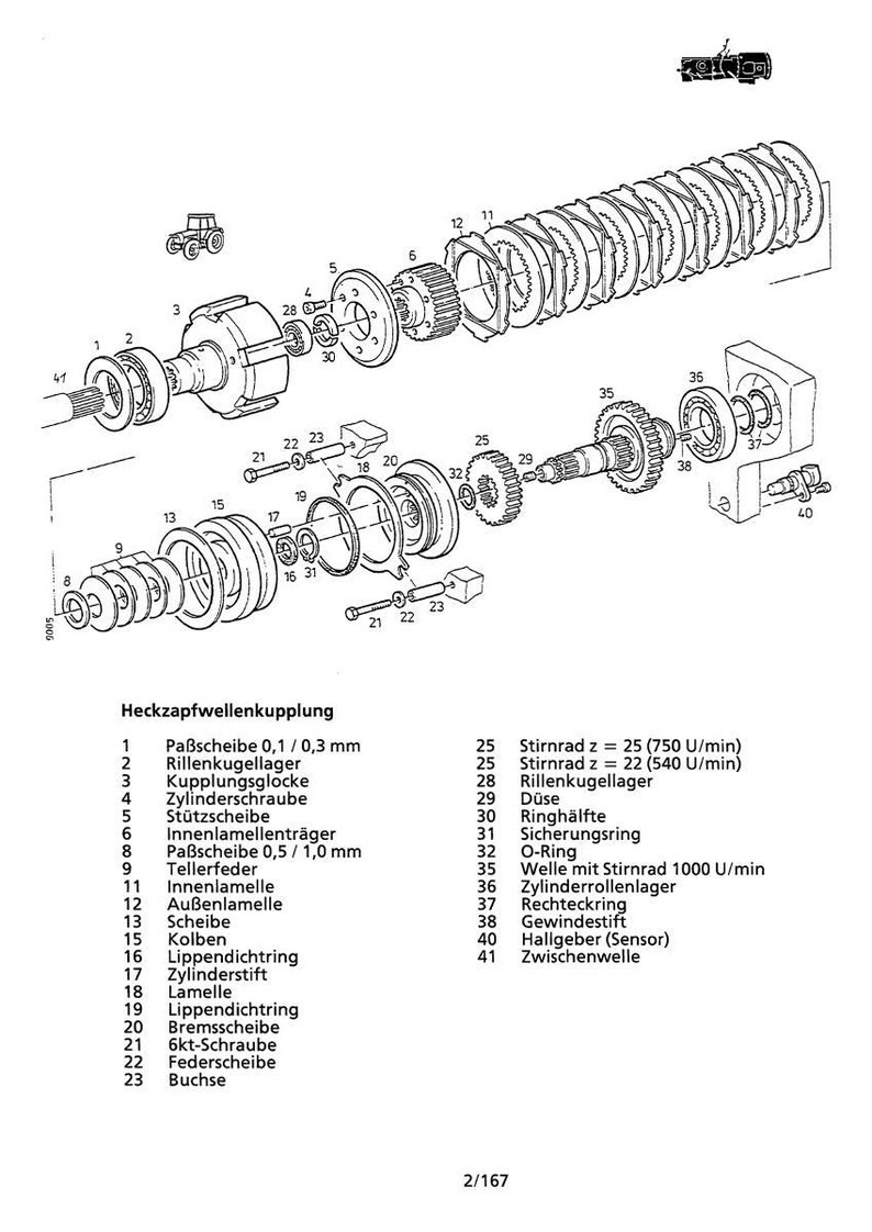 May include: A detailed technical diagram of a mechanical assembly, possibly for agricultural machinery, with numerous components labelled. The image is in black and white, showing gears, shafts, and various parts.