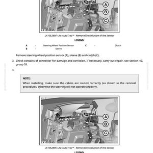 John Deere 6230R, 6250R traktor reparationsmanual PDF | Serviceverkstad | Direkt nedladdning bild 5