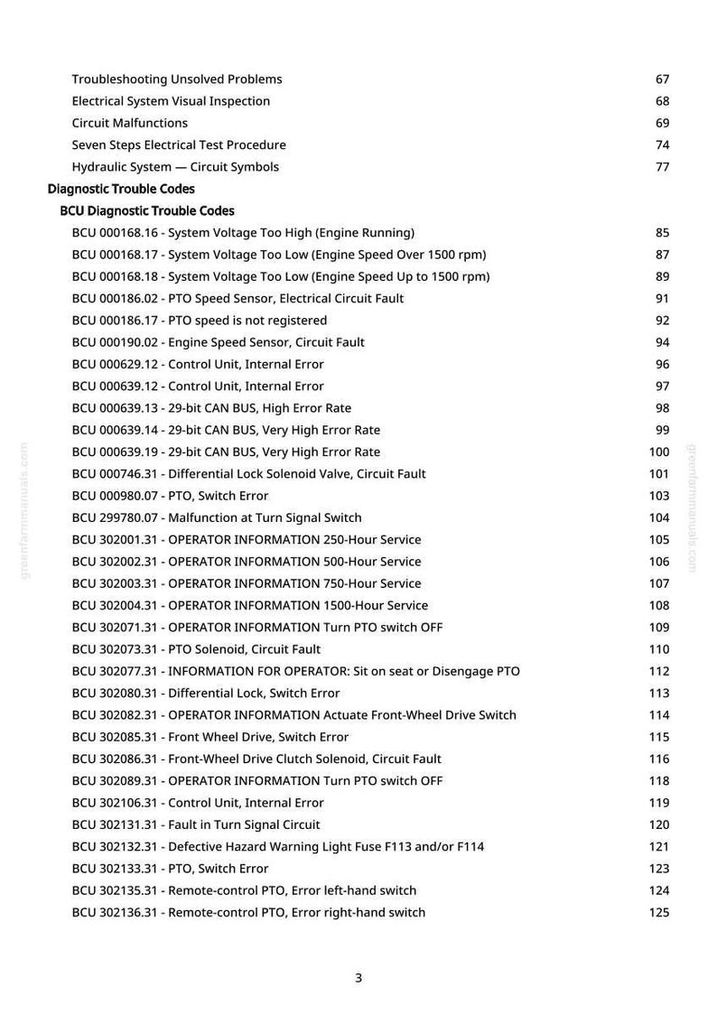 John Deere 6100J, 6110J, 6125J, 6130J Tractor Diagnostic Manual Pdf | Instant Download image 3
