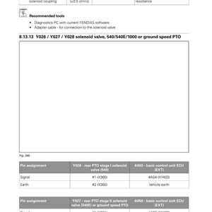 Manual de taller del tractor Fendt 200 Vario s3 en PDF / Servicio y reparación / Descarga instantánea imagen 10
