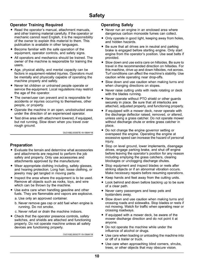 John Deere 1600 gräsklippare bruksanvisning PDF | Användarhandbok | Direkt nedladdning bild 9