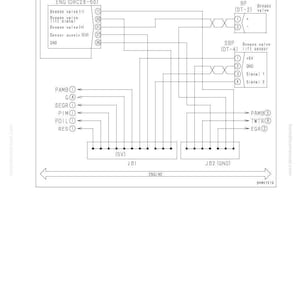 K&ouml;nnte beinhalten: Ein Schaltplan f&uuml;r ein Bypass-Ventil-Magnetventil und einen Hubsensor. Das Diagramm enth&auml;lt Beschriftungen f&uuml;r die Motorsteuerung, das Bypass-Ventil und den Hubsensor mit verschiedenen Anschlusspunkten.