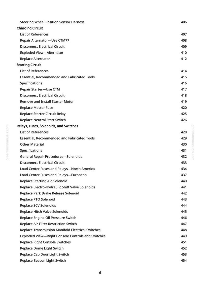 John Deere 8230T, 8330T, 8430T Tractor Repair Manual Pdf | Service Workshop | Instant Download image 8