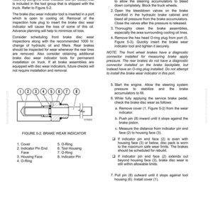 K&ouml;nnte beinhalten: Detaillierte Diagramme und Anweisungen zur &Uuml;berpr&uuml;fung des Bremsscheibenverschlei&szlig;es, einschlie&szlig;lich Schritte zur Verschlei&szlig;pr&uuml;fung, zum Ausbau von Teilen und zur Messung von Abst&auml;nden. Das Bild enth&auml;lt ein Diagramm mit nummerierten Komponenten und Textanweisungen.