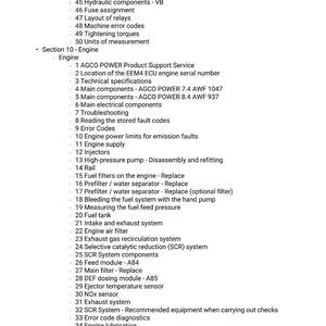 Massey ferguson 7360 7370 Combine Service Manual PDF | Workshop Repair | Instant Download image 3
