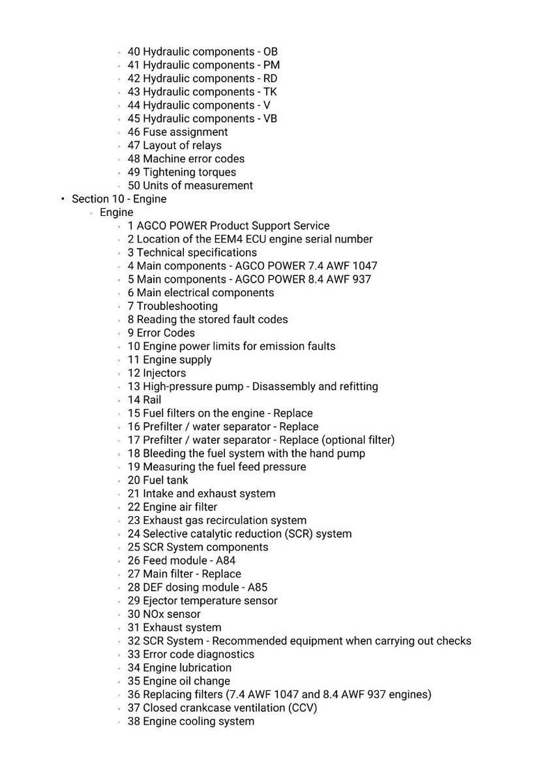 Massey ferguson 7360 7370 Combine Service Manual PDF | Workshop Repair | Instant Download image 3