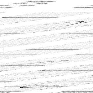 K&ouml;nnte beinhalten: Abstrakte Schwarz-Wei&szlig;-Kunst mit texturierter Optik. Das Design weist zahlreiche parallele Linien und geschwungene Striche auf, die einen dynamischen visuellen Effekt erzeugen. Der Stil des Kunstwerks erinnert an eine Skizze oder Zeichnung.