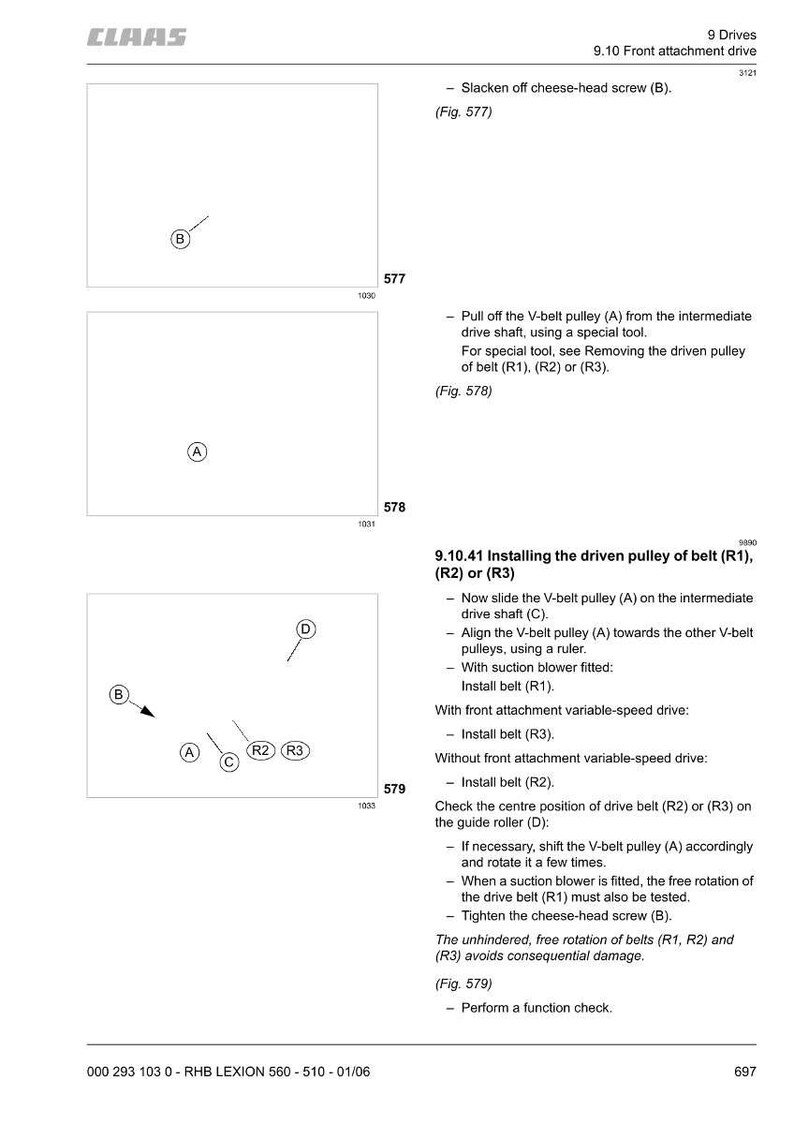 Manual de reparación en PDF para la cosechadora Claas Lexion 510, 520 y 560 / Servicio de taller / Descarga instantánea imagen 7