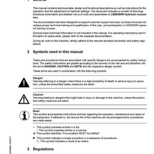 Liebherr Lh 120m 120c Hydraulic excavator Service Manual PDF | Workshop Repair | Instant Download image 3