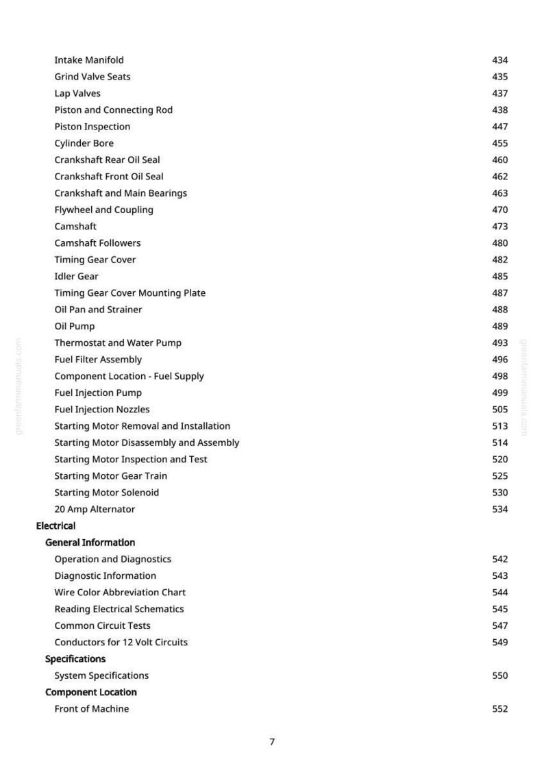K&ouml;nnte beinhalten: Eine wei&szlig;e Seite mit einem detaillierten Inhaltsverzeichnis f&uuml;r ein Kfz-Reparaturhandbuch. Die Liste umfasst Motorkomponenten wie Ansaugkr&uuml;mmer, Nockenwelle und Einspritzpumpe, zusammen mit Seitenzahlen.