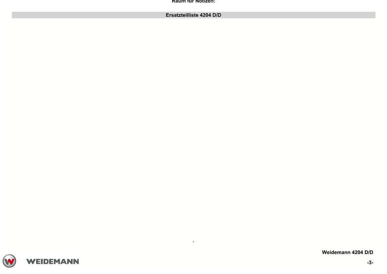 Manuale ricambi per pala gommata Weidemann 4204 D in formato PDF / Catalogo illustrato / Download immediato immagine 3