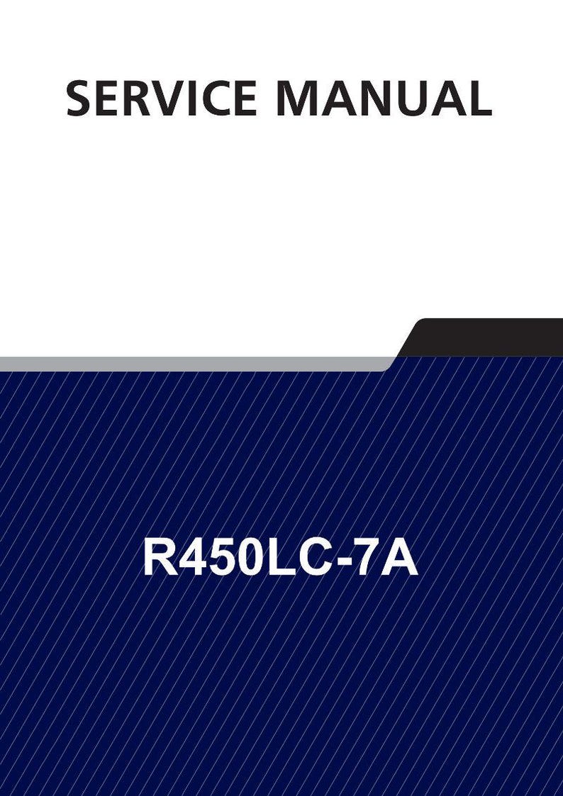 Onderhoudshandleiding HYUNDAI R450LC-7A rupsgraafmachine | PDF | Direct downloaden afbeelding 1