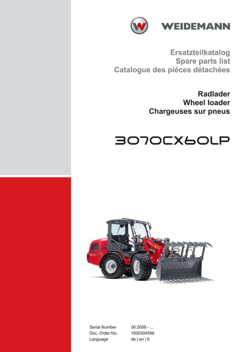 Weidemann 3070Cx60lp Wheel loader Parts Manual PDF | Illustrated Catalog | Instant Download image 2