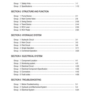 HYUNDAI HX30AZ Crawler Excavator Service Manual | PDF | Instant Download image 1