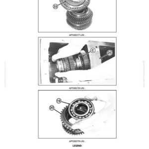 K&ouml;nnte beinhalten: Technische Zeichnung mit verschiedenen mechanischen Komponenten, darunter Zahnr&auml;der, Lager und ein Speed-Kit-Synchro. Die Abbildung ist eine detaillierte Illustration von Automobil- oder Maschinenteilen.