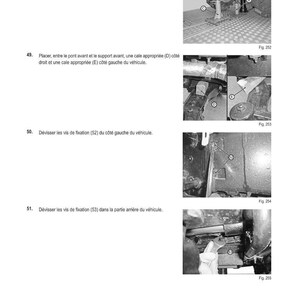 May include: A page from a manual with the title "M&Eacute;THODE D'INTERVENTION". The page contains text instructions and diagrams for automotive repair, including steps for placing components and removing fasteners.