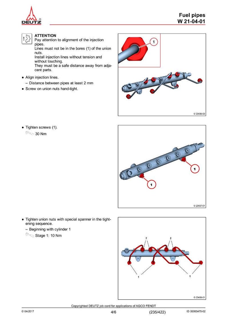Werkplaatshandleiding Deutz Tcd 4.1 l4 tier 4f-motor, pdf | Servicereparatie | Direct downloaden afbeelding 7