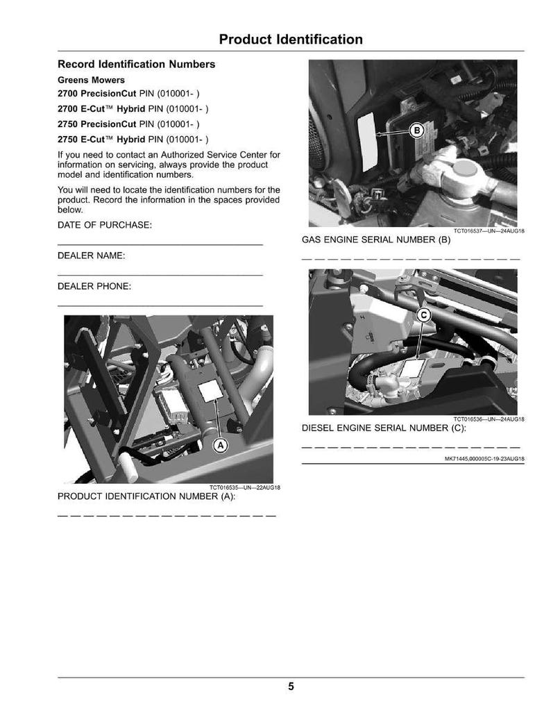 John Deere 2700/2750 Mower Operator Manual (PDF Download) image 4