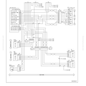 May include: A detailed circuit diagram related to the HST controller 5 V power supply. The diagram includes various components, labeled with text and symbols, and connected by lines. The diagram is in black and white.