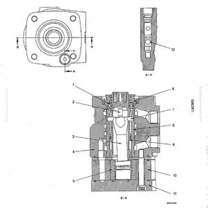May include: Diagram of an Orbit-Roll Valve, labeled with component names. The image shows cross-sectional views and detailed diagrams of the valve's internal structure, including the rotor, stator, and check valve.