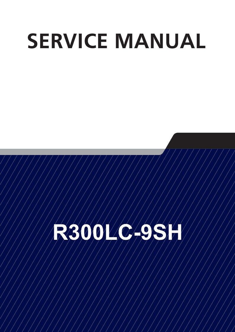 HYUNDAI R300LC-9SH Crawler Excavator Service Manual | PDF | Instant Download image 1