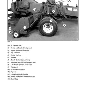 Massey ferguson 1841 Small square baler Service Manual PDF | Workshop Repair | Instant Download image 10