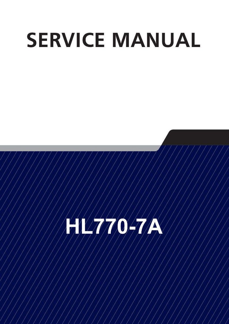 HYUNDAI HL770-7A Hjullastare Servicemanual | PDF | Direktnedladdning bild 1