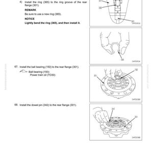 Komatsu PC78UU-10 hydraulisk grävmaskin servicemanual PDF bild 9