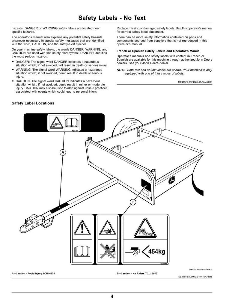 John Deere 22B gräsklipparmanual PDF | Ägarhandbok | Direkt nedladdning bild 2