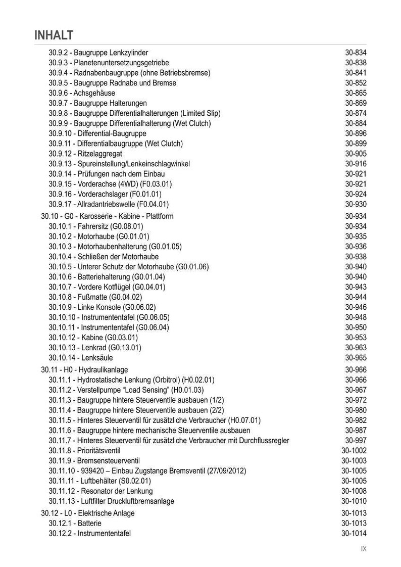 Deutz-Fahr Traktor Profi Ps 6135 W, 6155 W, 6175 W Werkstatthandbuch | Omedelbar nedladdning av pdf bild 8