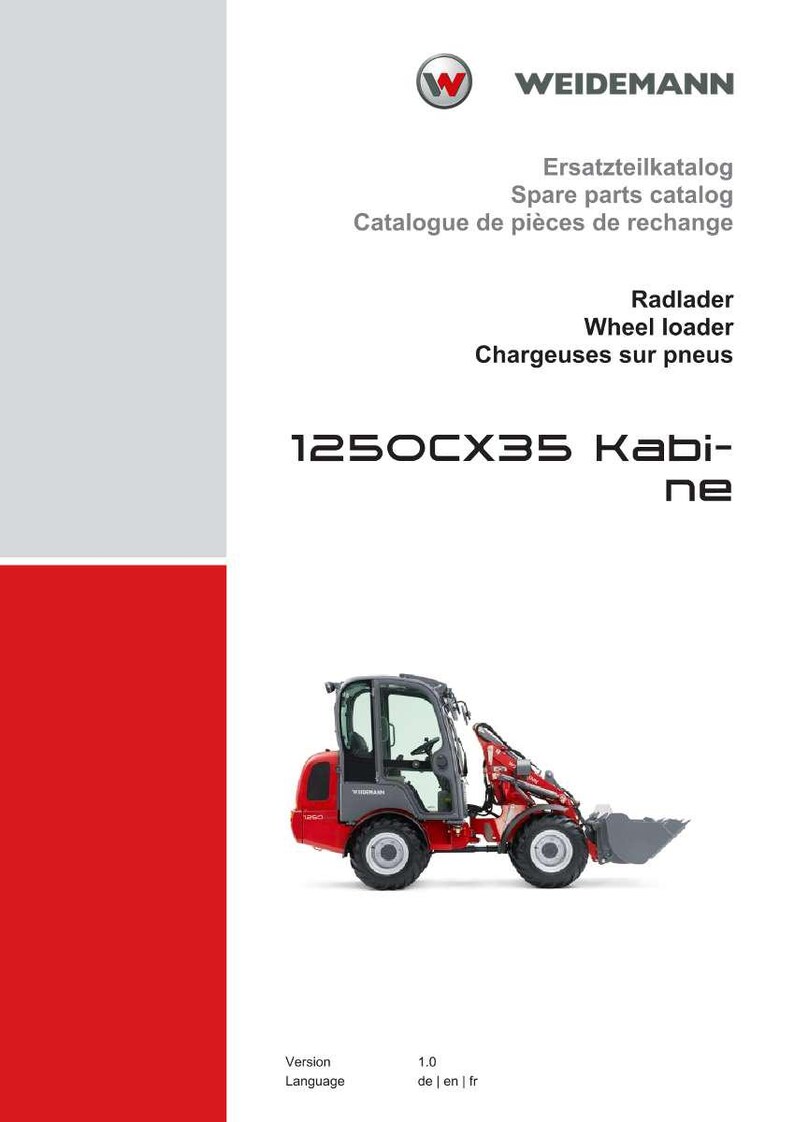 Weidemann 1250Cx35 kabine Wheel loader Parts Manual PDF | Illustrated Catalog | Instant Download image 2