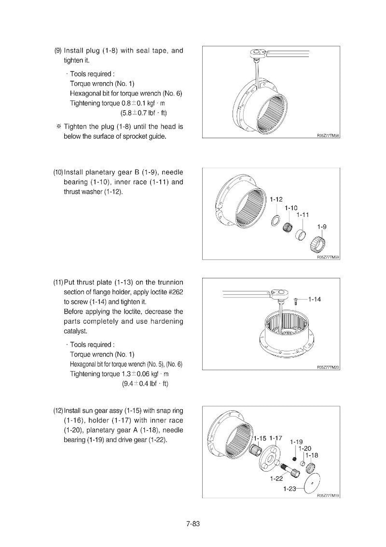 HYUNDAI R35Z-9A Kettenbagger Service Anleitung | PDF | Sofort Download Bild 5