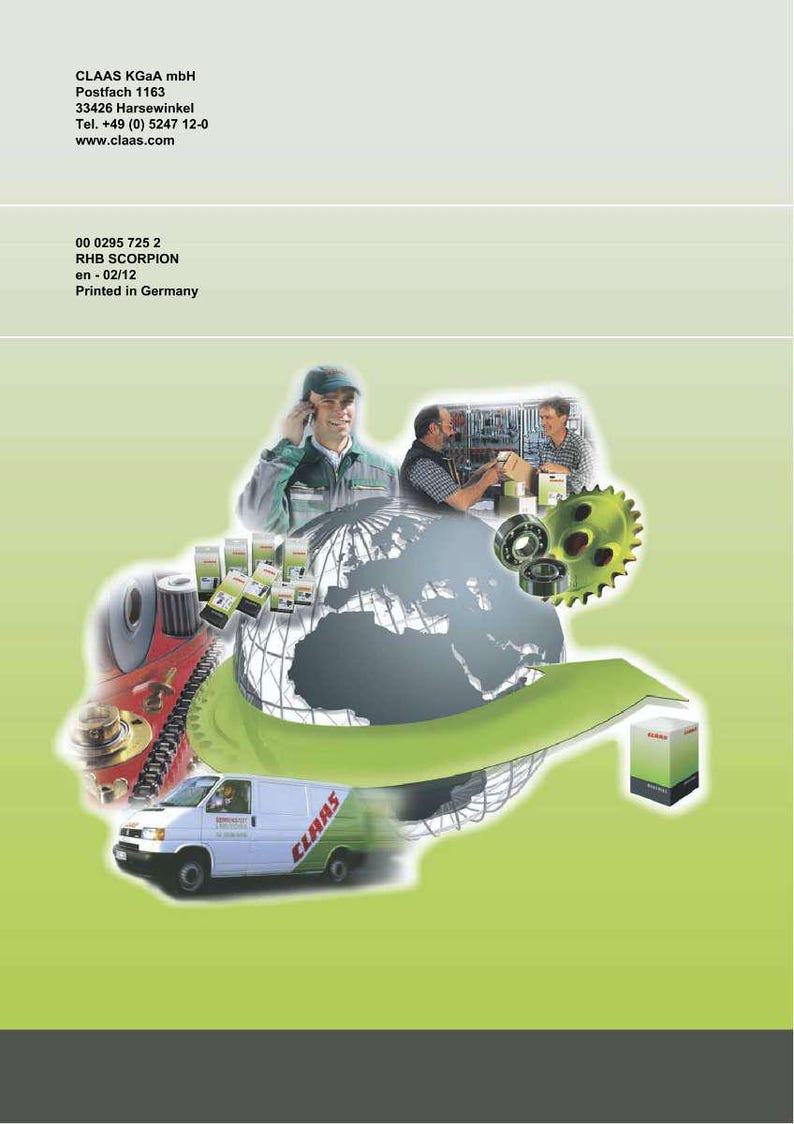 Claas Scorpion 6030 7030 7040 7075 9040 Telehandler Repair Manual PDF | Service Workshop | Instant Download image 11