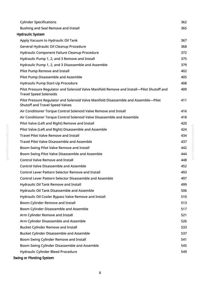John Deere 30 P grävmaskin reparationsmanual PDF | Serviceverkstad | Direkt nedladdning bild 4