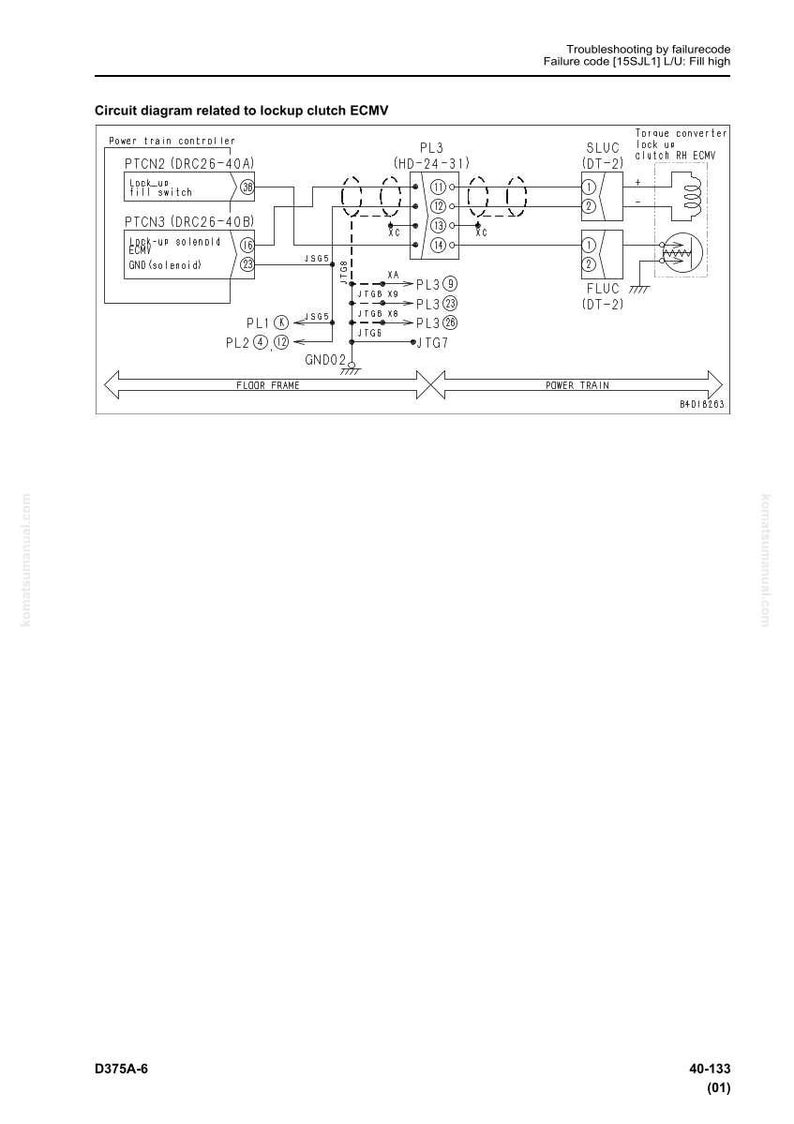 Komatsu D375A-6 Bulldozer Servicemanual Reparation Verkstad PDF bild 6