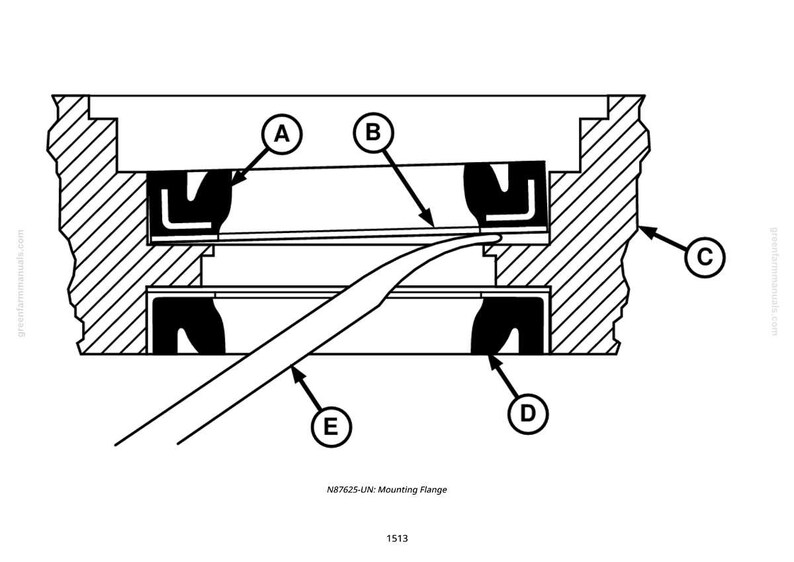 Pu&ograve; includere: Diagramma in bianco e nero di una flangia di montaggio, con componenti etichettati A, B, C, D ed E. Il diagramma mostra una sezione trasversale della flangia, con uno strumento inserito. Il testo in basso recita "N87625-UN: Mounting Flange" e "1513".