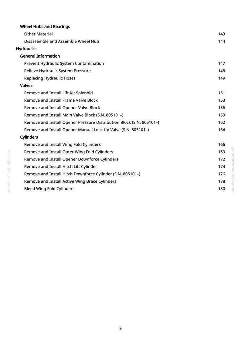 John Deere P600, P660, P690, P670, P680 Lufthackborr Reparationsmanual Pdf | Serviceverkstad | Direktnedladdning bild 6