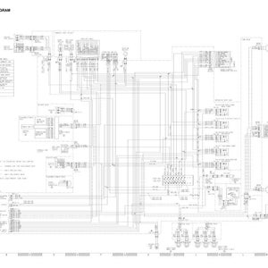 Puede incluir: Un diagrama de circuito el&eacute;ctrico detallado, etiquetado como "ELECTRICAL CIRCUIT DIAGRAM", con numerosas l&iacute;neas, s&iacute;mbolos y cuadros de texto. El diagrama es en blanco y negro, con una cuadr&iacute;cula de referencia. El n&uacute;mero de modelo es MX302 (1/2).