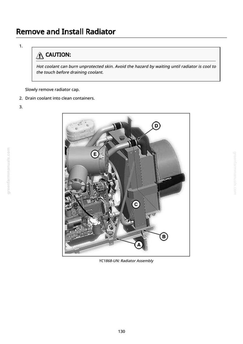 Teknisk manual för John Deere C120-tröska i PDF-format | Nedladdning direkt bild 4