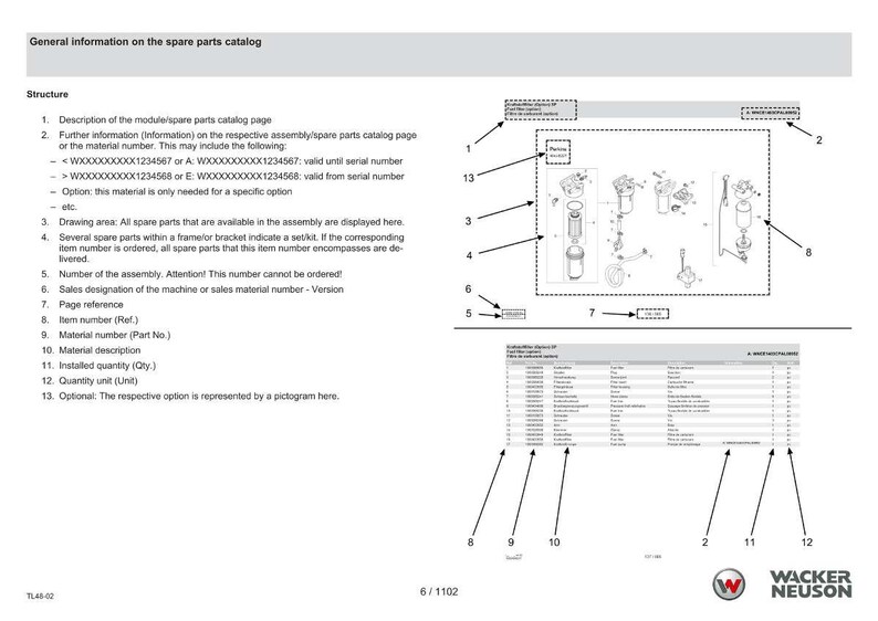 Manuale ricambi per pala gommata Weidemann TH522 Stage 5 in formato PDF / Catalogo illustrato / Download immediato immagine 6