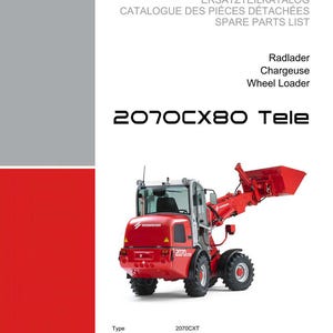 Weidemann 2070Cx80 teleskophjullastare reservdelsmanual PDF | Illustrerad katalog | Direkt nedladdning bild 2