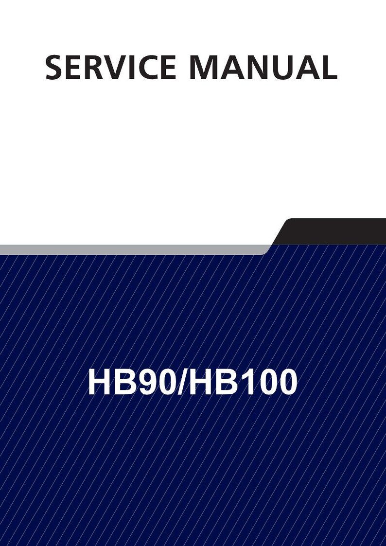 HYUNDAI HB90/HB100 Backhoe Loader Service Manual | PDF | Instant Download image 1